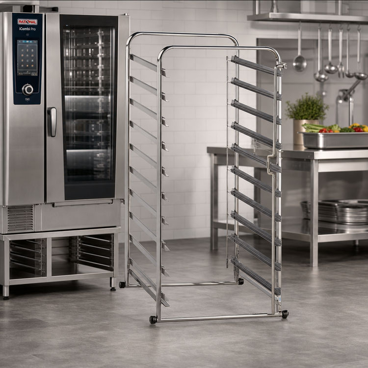 Product image #2 for RATIONAL 10-Pan Mobile Oven Rack for SCC 101/CMP 101 Series