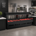Thumbnail image #2 for Structural Concepts Fusion® Curved Glass Refrigerated Service Case with Remote DX Refrigeration, 123-3/8