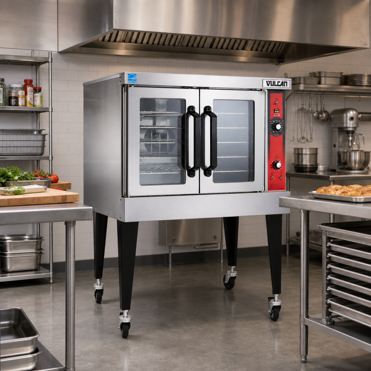 Product image #2 for Vulcan VC5ED Single Deck Full-Size Standard Depth Electric Convection Oven