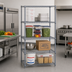 Thumbnail image #2 for Quantum Stationary Wire Shelving Starter Kit, 36
