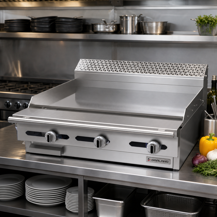 Product image #2 for Garland Cuisine Series 36-Inch Modular Gas Griddle Top Range with Thermostatic Controls and 1-Inch Steel Plate