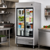 Thumbnail image #2 for True TSD-33G-HC-LD 2-Section Reach-In Refrigerator with Sliding Glass Doors