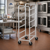 Thumbnail image #2 for Advance Tabco Full-Height Aluminum Lug Cart, 6-Lug Capacity, Open Sides