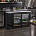 Thumbnail image #2 for Beverage-Air 58-Inch Two-Section Back Bar Refrigerator with Sliding Glass Doors and Stainless Steel Top