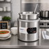 Thumbnail image #2 for Nemco 11 Quart Round Countertop Cooker/Warmer, 220V, Stainless Steel