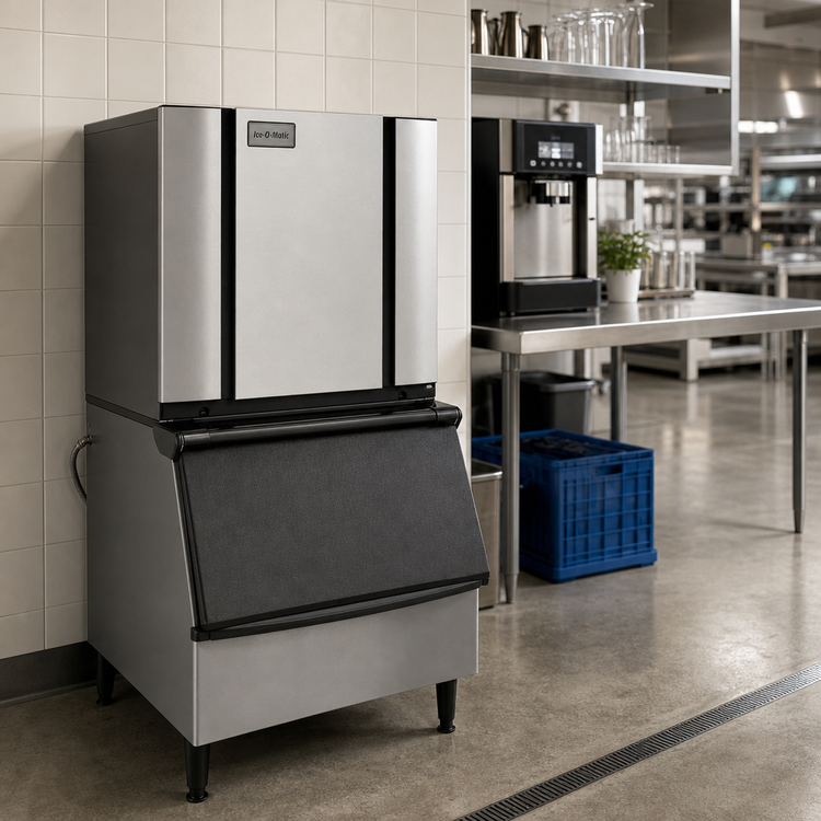 Product image #3 for Ice-O-Matic Elevation Series Modular Half-Size Cube Ice Maker, Water-Cooled, R290, 22.25-Inch Wide