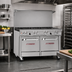 Thumbnail image #2 for Southbend Ultimate 48-Inch Gas Restaurant Range with 8 Open Burners, Standard Oven, and Cabinet Base