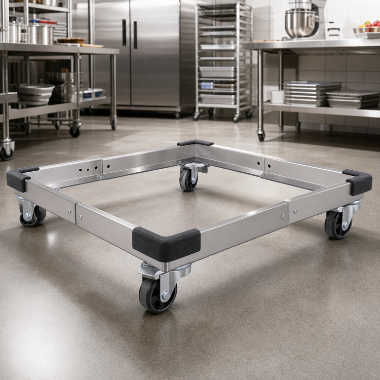 Product image #2 for Metro 21 x 24 Inch Stainless Steel Truck Dolly Frame with Wraparound Bumper