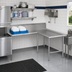 Thumbnail image #2 for John Boos Pro-Bowl L-Shaped Island Clean Dishtable, 60