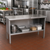 Thumbnail image #2 for John Boos EBOS4-2460 Open Front Enclosed Base Stainless Steel Work Table, 60 x 24 Inches