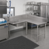 Thumbnail image #2 for John Boos Pro-Bowl L-Shaped Corner Soiled Dishtable, 60 In. Machine-to-Corner x 144 In. Corner-to-End, Right-to-Left