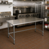 Thumbnail image #2 for Eagle Group BlendPort Budget Series 60-Inch x 24-Inch 430 Stainless Steel Work Table with Galvanized Base