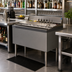 Thumbnail image #2 for Top Shelf TSF Series Stainless Steel Modular Full-Depth Bar Ice Bin/Cocktail Unit, 48 Inch Wide, 145 lb Ice Capacity