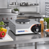 Thumbnail image #2 for Nemco 12-Inch Single Burner Countertop Electric Hot Plate, 240V, Stainless Steel