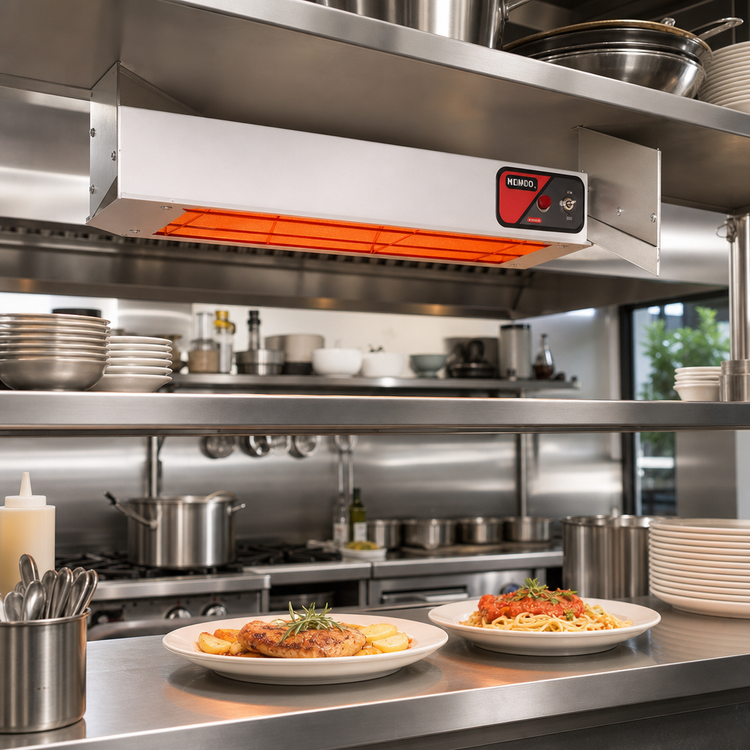 Product image #2 for 36-Inch Single Lighted Infrared Strip Heater, 240V