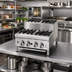 Thumbnail image #2 for Supreme 18-Inch Floor Model Gas Step-Up Hot Plate with 2 Open Burners and 2 Step-Up Burners