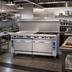 Thumbnail image #2 for Imperial Pro Series 72-Inch Gas Restaurant Range with 6 Open Burners, 6 Step-Up Burners, and 2 Convection Ovens