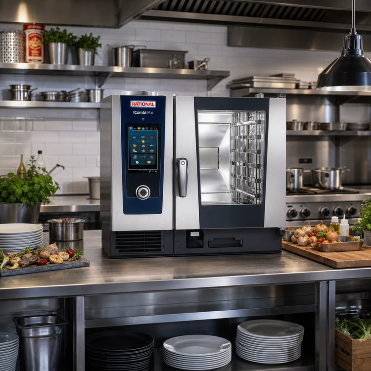 Product image #2 for RATIONAL iCombi Pro 6-Half Size Countertop Combi Oven, Natural Gas, 120V, 1-Phase