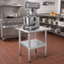 Thumbnail image #2 for Eagle Group 30-Inch Square Stationary Mixer Stand with Stainless Steel Top and Galvanized Undershelf