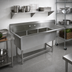 Thumbnail image #2 for John Boos Pro-Bowl 3-Compartment Stainless Steel Sink with 36-Inch Right Drainboard, 130-3/16-Inch Wide