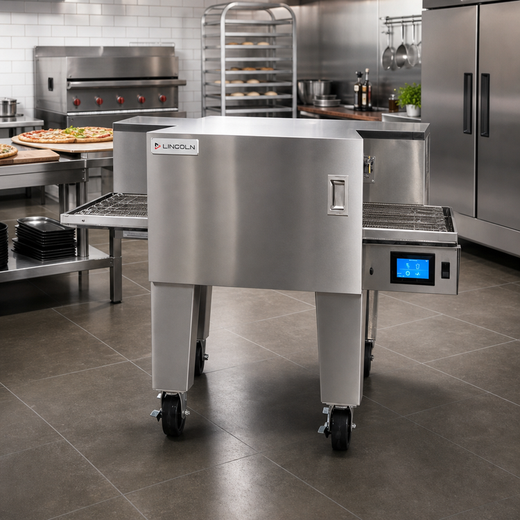 Product image #2 for Lincoln Aperion 24 Series Electric Impinger Conveyor Oven, 24" x 48" Conveyor, Solid Door, Floor Model
