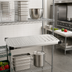 Thumbnail image #2 for Metro Super Erecta 48 x 24 Inch Stainless Steel Louvered/Embossed Shelf with Raised Ship's Edge