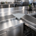 Thumbnail image #2 for Advance Tabco Stainless Steel 45° Outside Corner Filler for DRKR Series Bar Drink Rails