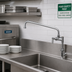 Thumbnail image #2 for T&S Brass B-0158 Add-On Pre-Rinse Faucet with 14-Inch Swing Nozzle and Lever Handle