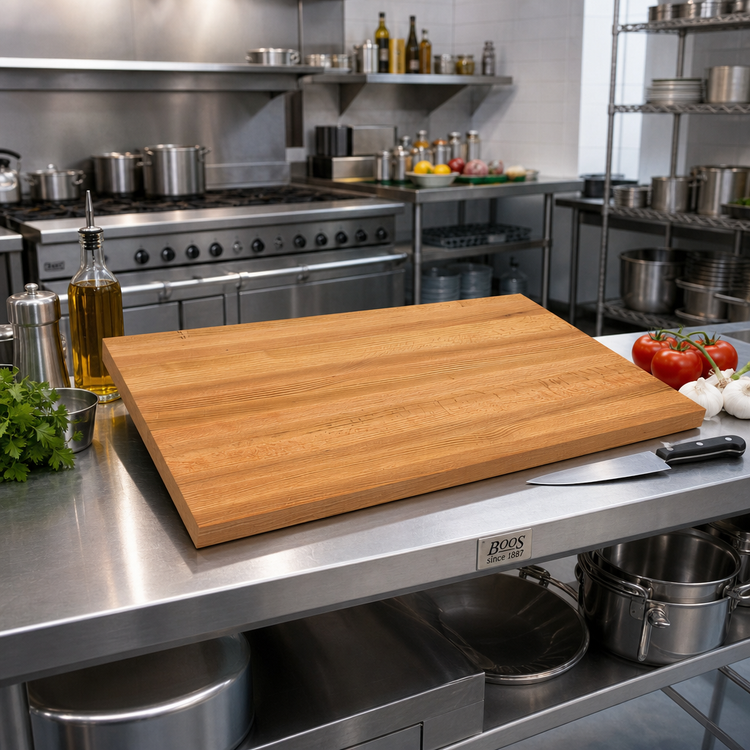 Product image #2 for John Boos Appalachian Edge Grain Oak Kitchen Countertop, 48" x 25" x 1-1/2" Thick, Varnique Finish