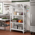 Thumbnail image #3 for Cambro Camshelving Premium 4-Shelf Solid Stationary Starter Unit, 24 x 42 x 84 Inches, Speckled Gray