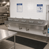 Thumbnail image #2 for Advance Tabco 100-Inch 5-Station Wall Mounted Multi-Wash Hand Sink with 5 Gooseneck Faucets
