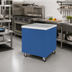 Thumbnail image #2 for Duke Thurmaduke Mobile Corner Utility Station with Stainless Steel Top and Enclosed Base