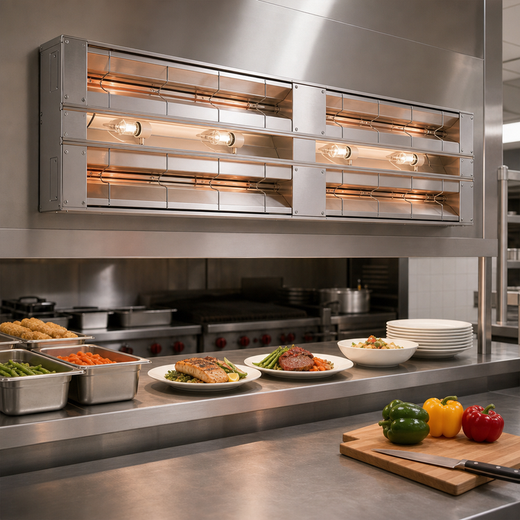 Product image #2 for Hatco Glo-Ray® 66-Inch Double Lighted Infrared Strip Heater