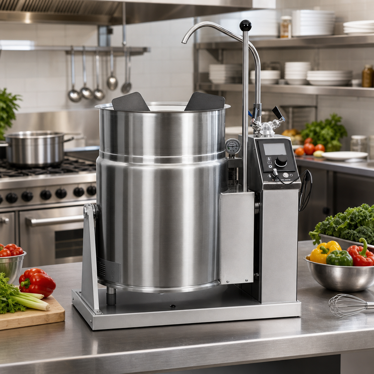 Product image #2 for Cleveland Range Countertop Electric Tilting Kettle, 6-Gallon