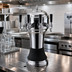 Thumbnail image #2 for Perlick Roma Countertop Glycol-Cooled 3-Faucet Draft Beer Tower with Chrome Body and Black Ceramic Skirt