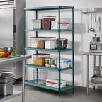 Thumbnail image #2 for Metro Super Erecta Pro PR-214263K3-S-4 Stationary Polymer Shelving Starter Unit, 21"W x 42"D x 63"H, 4 Shelves with Removable Mats