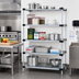 Thumbnail image #2 for Quantum 42-Inch W x 18-Inch D x 86-Inch H Solid Shelving Starter Kit with 5 Shelves