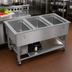 Thumbnail image #3 for Vollrath FC-HCF-03208-FF 3-Well Hot/Cold/Frozen Drop-In Food Well with Flat Flange, 120/208-240V