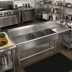 Thumbnail image #2 for John Boos Pro-Bowl 4-Compartment Stainless Steel Sink with 30-Inch Right Drainboard, 14-Inch Deep Bowls