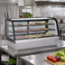 Thumbnail image #3 for Omcan Drop-In Curved Glass Refrigerated Deli Case, 48-Inch, Stainless Steel, Sliding Rear Doors