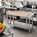 Thumbnail image #2 for Advance Tabco 36 Inch x 10 Inch Adjustable-Height Wood Cutting Board for Equipment Stands