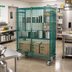 Thumbnail image #2 for Quantum M2436-69SECP Mobile Security Unit, 36 x 24 x 69 Inches, Green Epoxy Finish