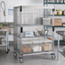 Thumbnail image #2 for Metro Super Erecta Chrome Mobile Security Cage with Sliding Doors, 52-3/4 W x 28-1/2 D x 67-15/16 H