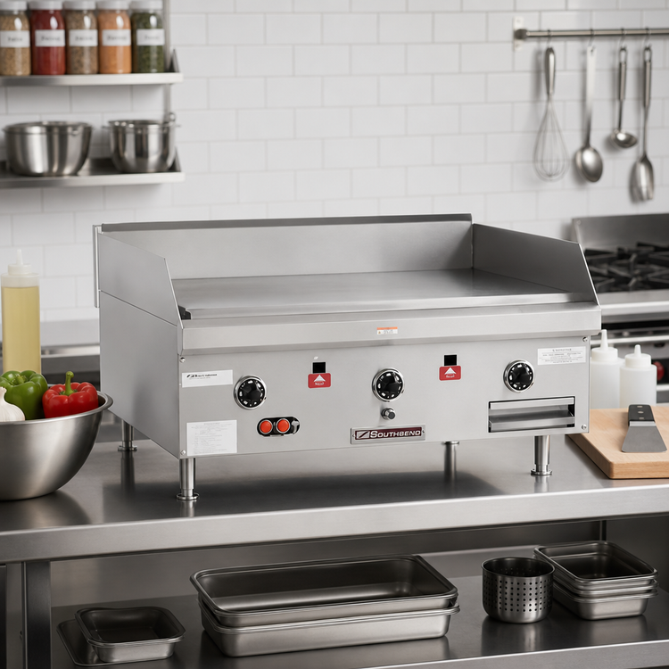 Product image #2 for Southbend HDG-24-M Countertop Gas Griddle with 24-Inch x 24-Inch Cooking Surface