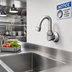 Thumbnail image #2 for Wall-Mount Dummy Swivel Gooseneck Spout with 2.2 GPM Aerator