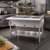 Thumbnail image #2 for Eagle Group 48-Inch Natural Gas Hot Food Table with 3 Dry Wells, Open Base