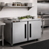 Thumbnail image #2 for Traulsen Centerline Compact Two-Section Undercounter Freezer, 60-Inch, Solid Doors, Rear-Mount Refrigeration