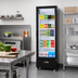 Thumbnail image #3 for KoolMore One-Section Commercial Glass Door Display Merchandiser Cooler, 10 Cu. Ft., Black