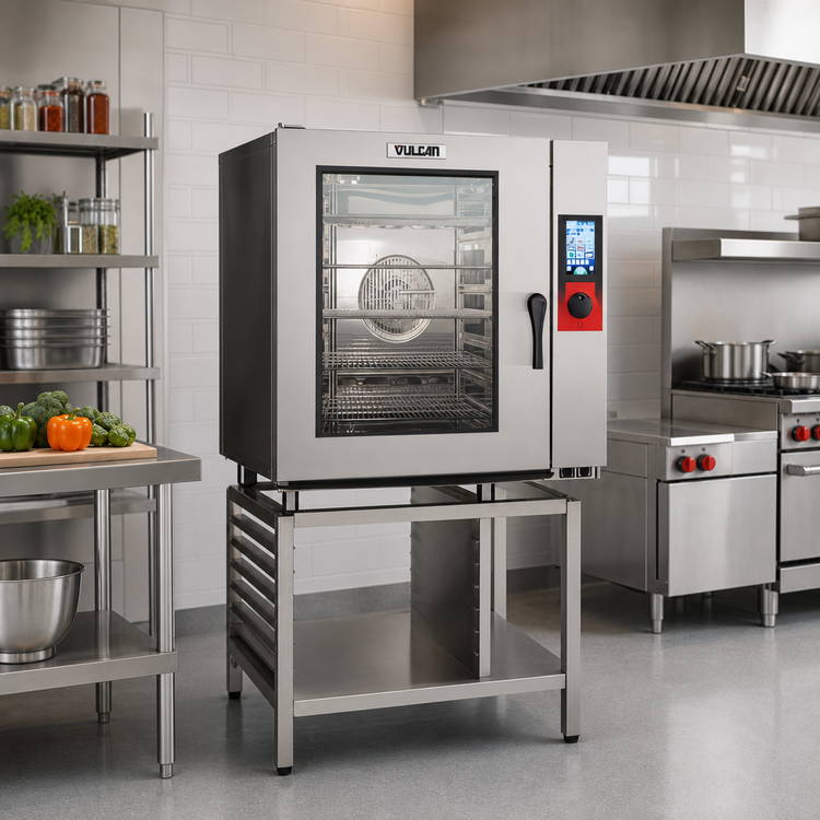 Product image #2 for Vulcan TCM Series TCM-102E-240 10-Level Full-Size Electric Boilerless Touch Combi Oven