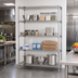 Thumbnail image #2 for Quantum 72-Inch Wide x 21-Inch Deep x 86-Inch High Stationary Wire Shelving Starter Kit
